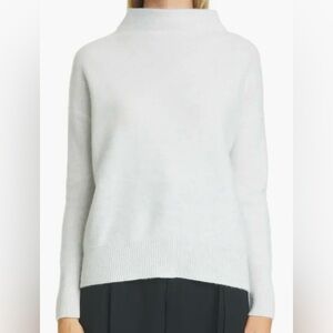 VINCE BOILED CASHMERE FUNNEL NECK PULLOVER********SIZE: MEDIUM